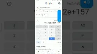 🤣🤣🤣|Search Factorial Of Hundred On GOOGLE|