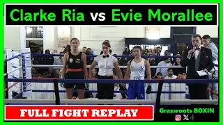Clarke Ria vs Evie Morallee - FULL FIGHT - 2BX Home Show (31/10/25)