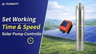 Solar Water Pump Controller | Adjustable Working Time & Speed Control Explained
