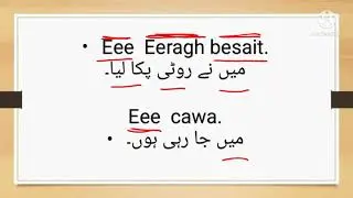 let's learn Brahvi.kasy brhavi bolna seke.lesson 6