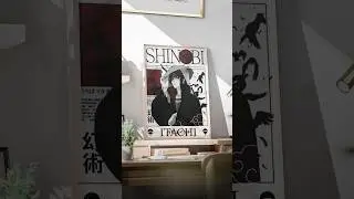 How to make an anime poster design #tshirtdesign #design #posterdesign