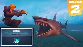 eliminating an opponent with a LOOT SHARK