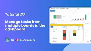 Manage tasks from multiple boards in the dashboard | TeamBoard for monday.com | Tutorial #7