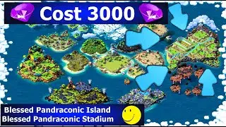 Blessed Pandraconic Island Cost 3000 gems | Blessed Pandraconic Stadium Habitat | DML