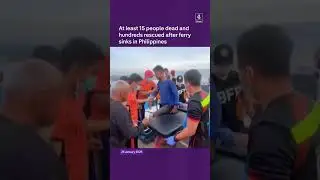 Philippines: 15 dead after ferry sinks
