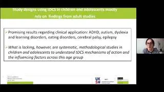 Webinar Transcranial direct current stimulation in the pediatric brain: challenges & open questions