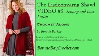 The Lisdoonvarna Shawl, VIDEO #3: Joining and Lace Finish, by Bonnie Barker