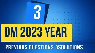 DM 2023 Previous Year Questions & Solutions || DM Very Important Questions ||