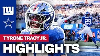 Highlights: Tyrone Tracy Jr. | Giants vs. Cowboys | Week 18