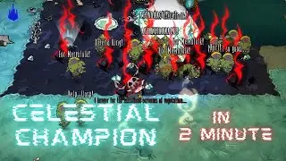 Killing Celestial Champion with Shadow Resurrection Merm in 2 Minute | Wurt New Skill Tree [BETA]