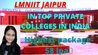 LNMIIT jaipur review| Placement | Average package | LMNIIT VS NORTH EAST NITs