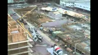 Hollywood Ca Concrete Pump flips over