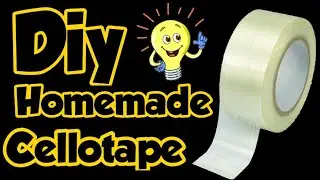 Diy Cellotape - How to make Cellotape at home/Homemade diy transparent tape/Cellotape Making at home