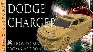 2020 Dodge Charger SRT Hellcat Widebody | How to make from cardboard