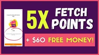 5x Your Reward Points with the Fetch Pay Debit Card (Plus $60 FREE Money!)