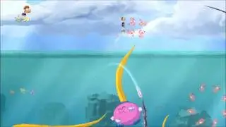 Rayman Origins (1080i HD) Walkthrough Part 40 - Bad Bubbles and Beyond - Electoons & Lum Medal