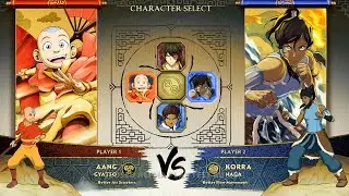 Avatar Legends: The Fighting Game - Character Select Screen