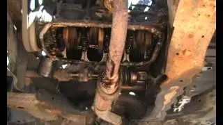 Engine Running NO OIL - NO SUMP - Seized Soild on Camera