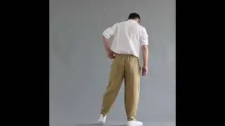 Mens Lightweight Breathable Linen Harem Pants