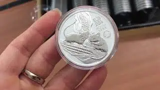 2020 Silver Lunar Year of The Mouse / Rat Dragon Privy Perth Mint