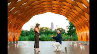 Romantic Chicago Proposal at the Honeycomb | Lincoln Park Surprise for Samuel & Sara