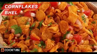 Homemade Cornflakes Bhel Puri Recipe | Bhelpuri Recipe With Cornflakes