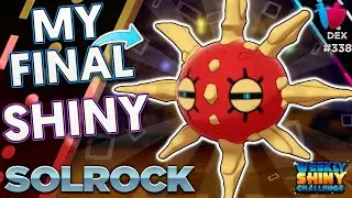 THE LAST SHINY! Epic Shiny Solrock! | Sword and Shield Shiny Reaction | 293
