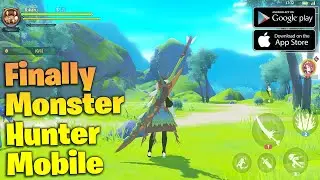 BEST Mobile MONSTER HUNTER GAME - Time To Hunt Gameplay Android IOS
