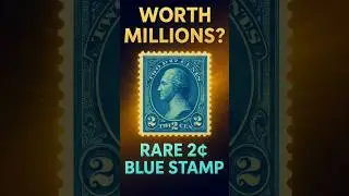 This 2 Cent Stamp Could Be Worth MILLIONS 💰 | #viralshorts #stamps #stampvalue #stampsoldworlduk
