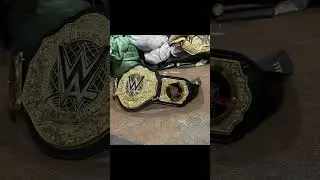 WWE World Heavyweight Championship Replica Title Belt CM Punk Side Plates #wwe #cmpunk #jeyuso #belt