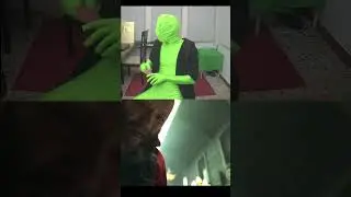 green boy finding vfx in Money Heist #shorts
