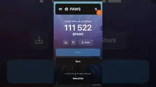 Check Paws Allocation, Paws Token Check , Claim Paws Token