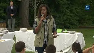 First Lady Michelle Obama Harvest The Garden Fall 2016