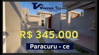 CASA TOP EM PARACURU/CEARÁ!!!! MENOS DE 500 MTS DO MAR!!!! APENAS R$ 345 MIL