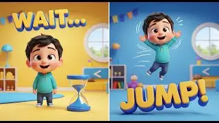 STOP! 🛑 Now JUMP! Fun Listening Game for Kids