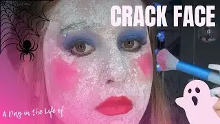 CRACKED FACE TUTORIAL / ЛИЦО КУКЛЫ #halloween #makeup #cracked #maketutorial #dollmakeup