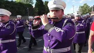 Larkhall Purple Heroes play Larkie Main Street