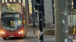 VDL DB300 Wright Gemini 2 Arriva London  DW300 LJ10CVG Route 194 Lower Sydenham