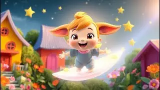 Ellie Elephant Dances on the Moon | Fun Moonlight Dance Nursery Rhyme for Kids