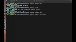 Migrations vs Migrate again