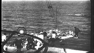 Historic scenes from development of U.S. Naval aviation, that emphasize early mis...HD Stock Footage
