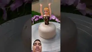 #cake #jainsnacks #cakedecoration #ganaruchulusnacks #cakedecorating #doll #barbie #food #foodie