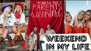 COLLEGE WEEKEND IN MY LIFE: Big-little reveal, parents weekend & game day | Erin Alexis