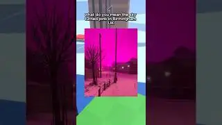 Pink Sky In The UK 😭 #roblox #robloxedit #robloxshorts