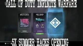 Call of Duty Infinite Warfare-- 5X Summer Supply Drop Hacks Opening+Shoutout