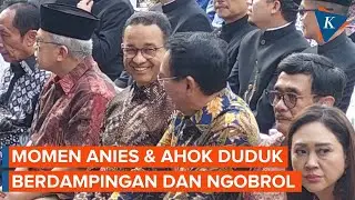 Momen Ahok dan Anies Duduk Sebelahan dan Ngobrol di Acara Tahun Baru Pemprov Jakarta
