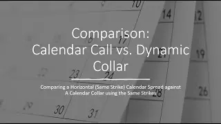 Comparison:  Calendar Call vs. Dynamic Collar