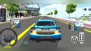 3D Car Driving Game Android - iOS Gameplay - 3D Driving Class 2 Simulator Driving 