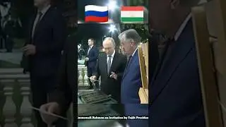 President Putin Meets Emmomali Rahmon | Russia | Tajikistan | #putin #russia #tajikistan #shorts