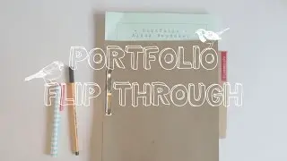My Portfolio Flip Through! | Out of the Door
